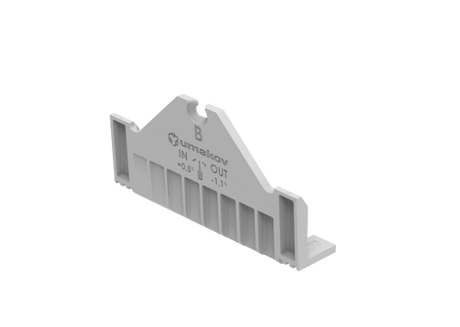 Ékelő és tömítő szett állítható rögzítésű üveghez - canal B