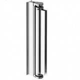 Alumínium zsanér lengő üvegajtóhoz +/- 110° L2100m