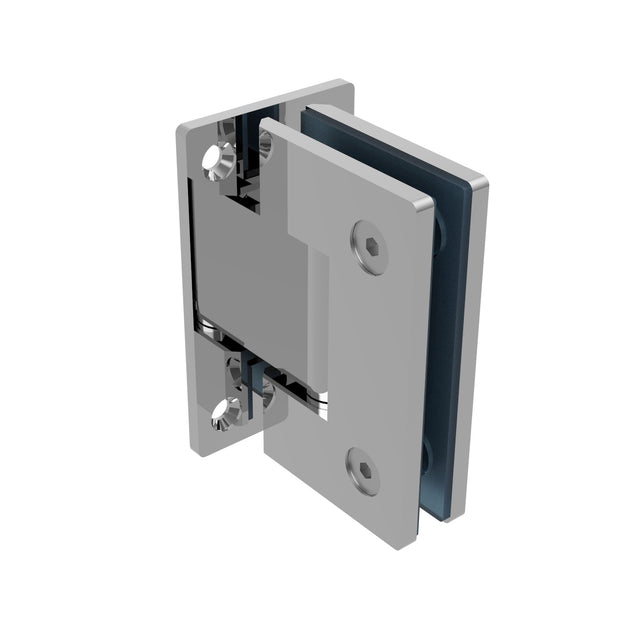 Rozsdamentes tükörfényes zsanér üvegajtóra/falra