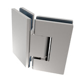 Rozsdamentes zsanér üvegajtóra/üvegfalra 135°-ba