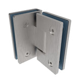 Rozsdamentes sarokzsanér üvegajtóra/üvegfalra