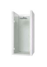 Toló üvegajtó vasalat - rozsdamentes lengőajtók