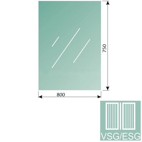 Színtelen laminált/edzet üveg