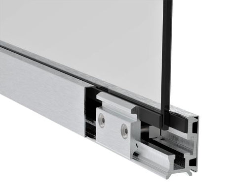 Alumínium profill garnitúra-üveg elox-inox