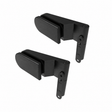 Záves pre sklenené dvere AL, 8,10mm BLACK