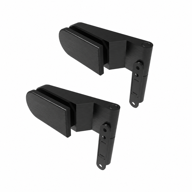 Záves pre sklenené dvere AL, 8,10mm BLACK