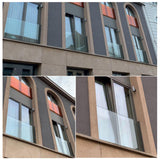 Franciaerkély alumínium szerelvény (üveg nélkül)