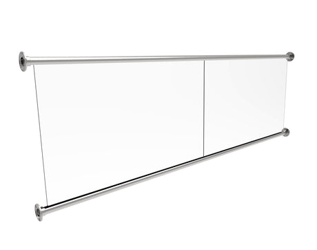 Üveges franciaerkély szett nútos körszelvényben