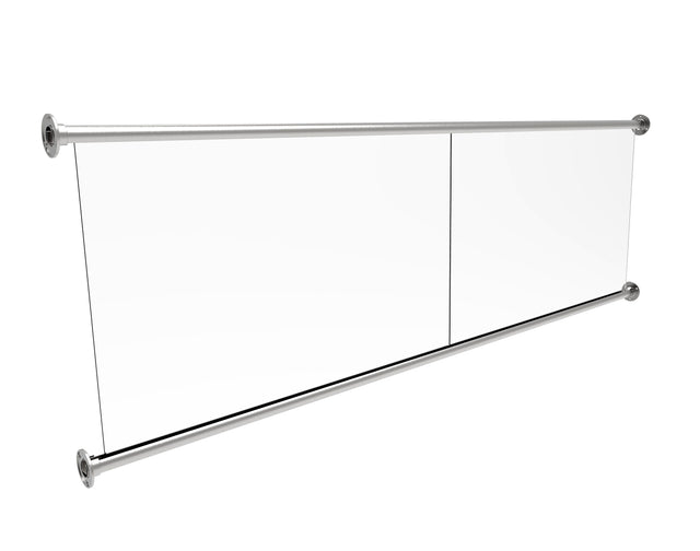 Üveges franciaerkély szett nútos körszelvényben