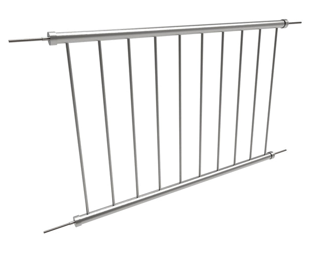 Franciaerkély függőleges pálcákkal