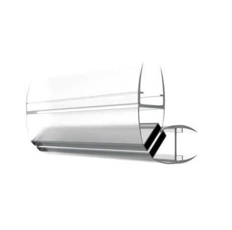 Üvegajtó PVC éltömítő 90°