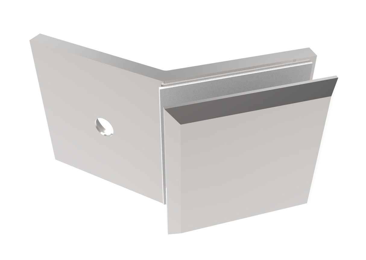 Pont üvegtartó, Zamak, 135°, T 8-10 mm