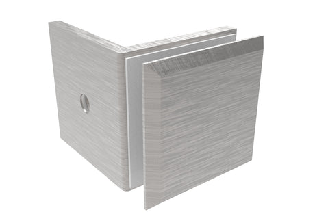 Pont üvegtartó, Zamak, 90°, T 8-10 mm