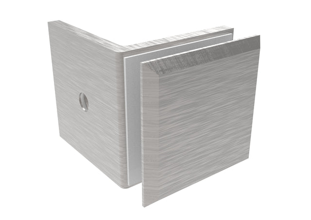 Pont üvegtartó, Zamak, 90°, T 8-10 mm