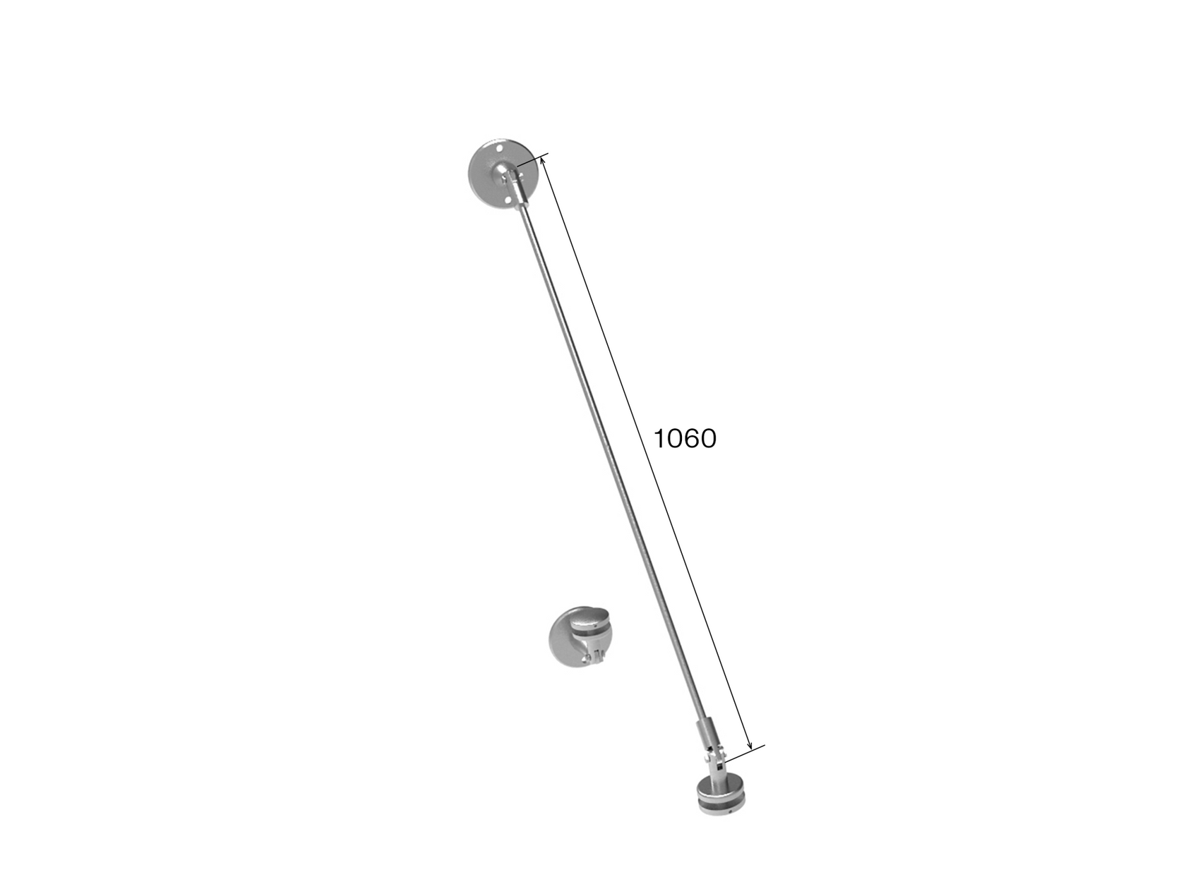 Rozsdamentes előtető vasalat garnitúra.