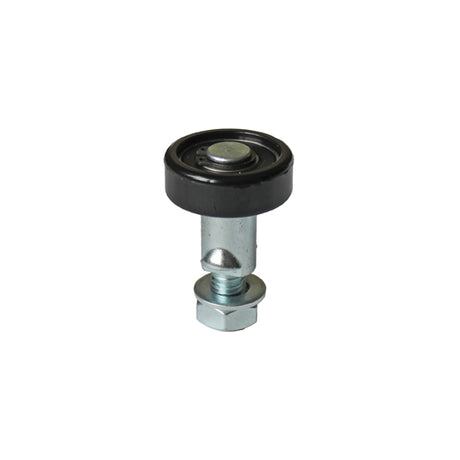 Gumigyűrűs támasztó görgő-fekete PVC Zn,