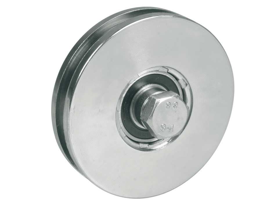 Tolókapu görgő-H, Zn, D80mm