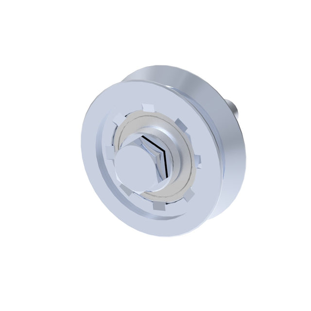 Rozsdamentes görgő tolókapuhoz-V, INOX, D80mm