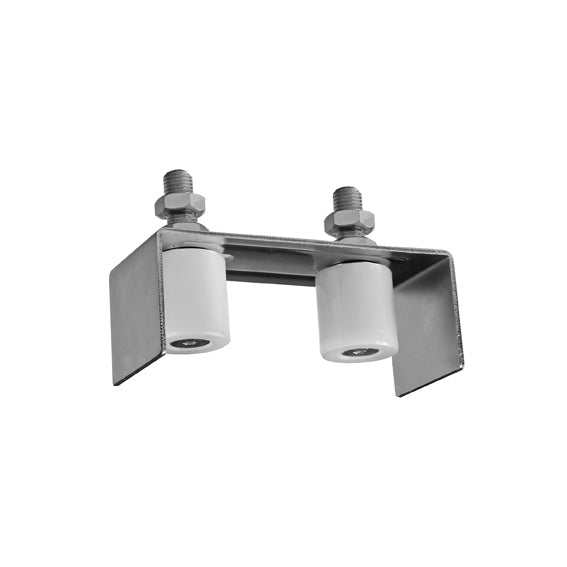 Felső megvezető 2 görgős konzoll Zn, 145x57mm, D42