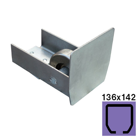 Felfutó görgő 136x142, L165 mm