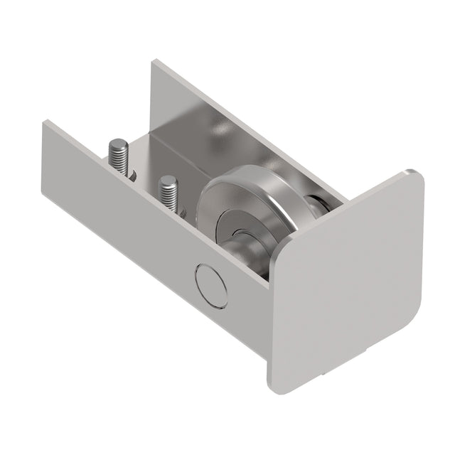 Rozsdamentes végzáró- felfutó görgővel profile 76x