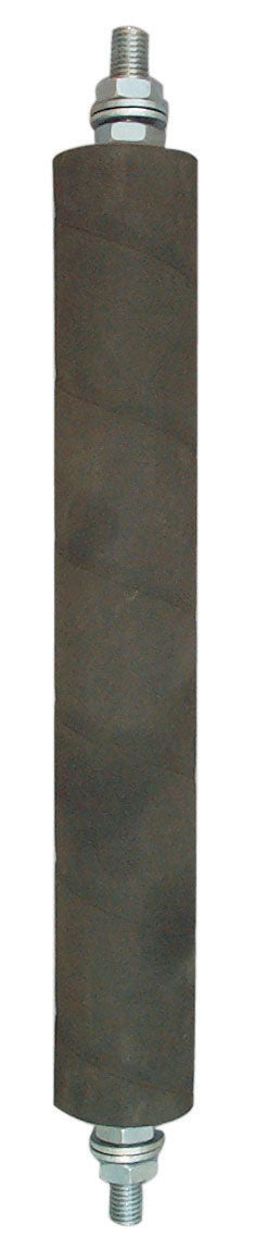 Ívelt toló, úszókapu támasztóhenger-gumiborításos