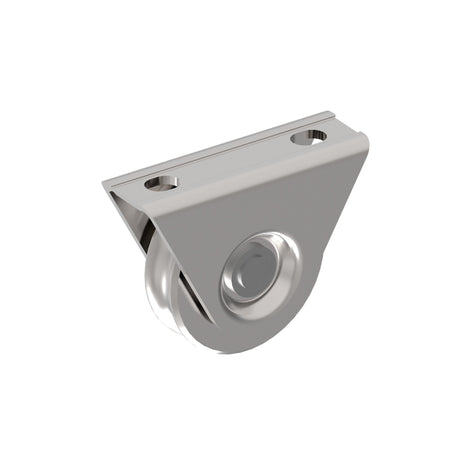 Csavarozható talpú tolókapu görgő/d16mm U, D100