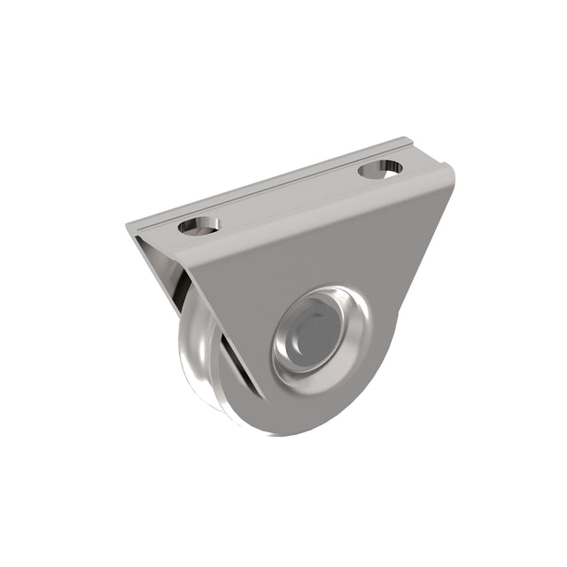 Csavarozható talpú tolókapu görgő/d16mm U, D100