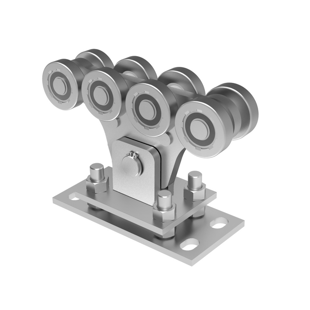 Úszókapu görgő Zn, profile 70x60mm