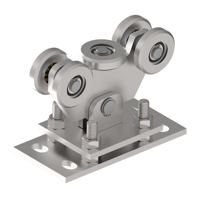 Úszókapu görgő Zn, profile 70x70mm