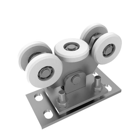 Kapugörgő PVC kerékkel 90x95mm profilhoz