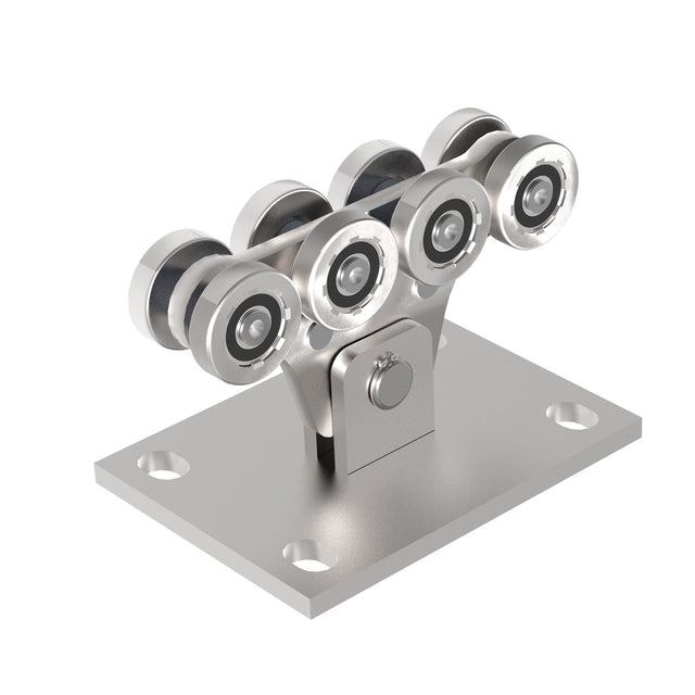 Úszókapu görgő Zn, profile 70x60mm