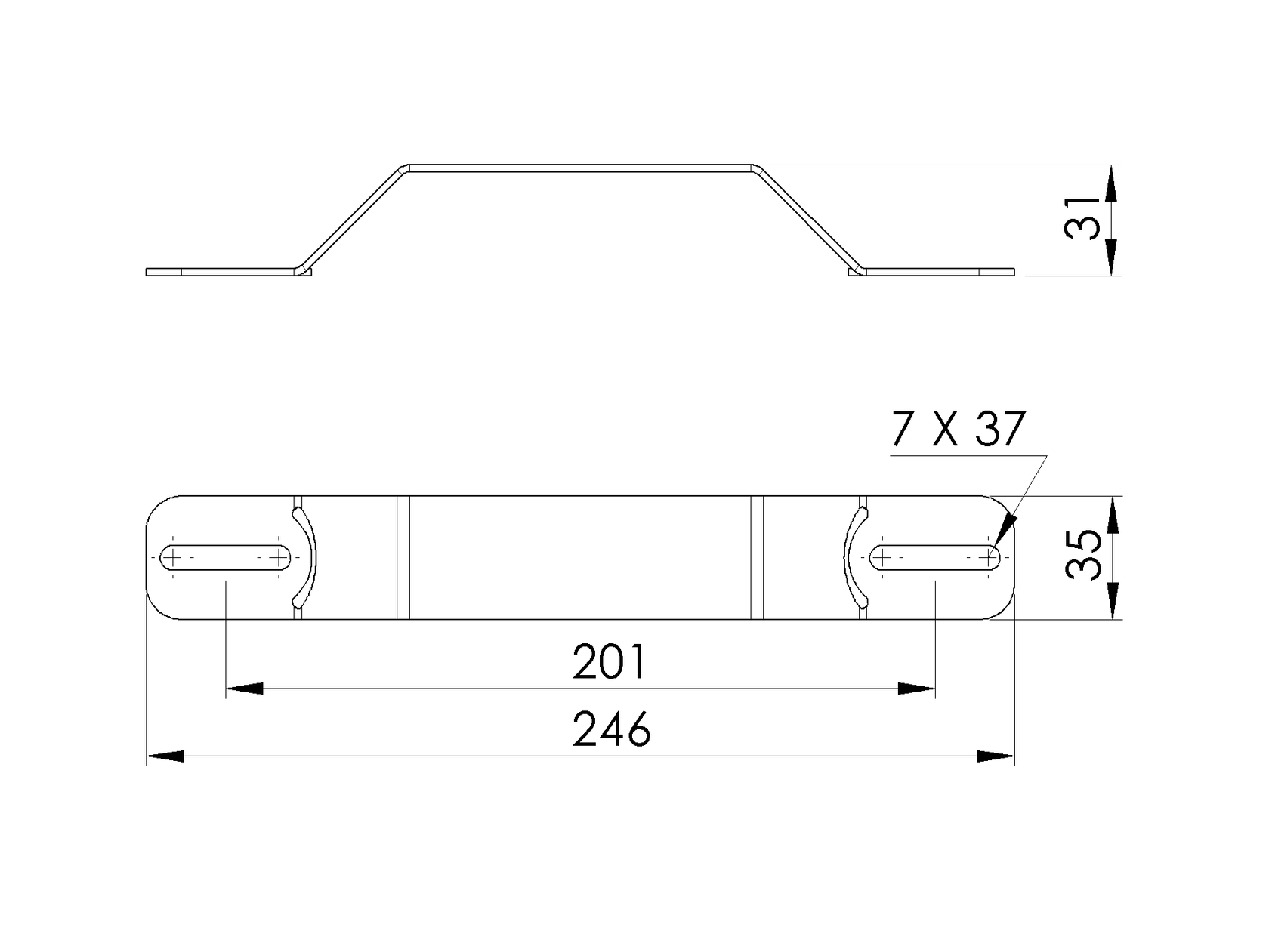 Végállásütköző, AISI304