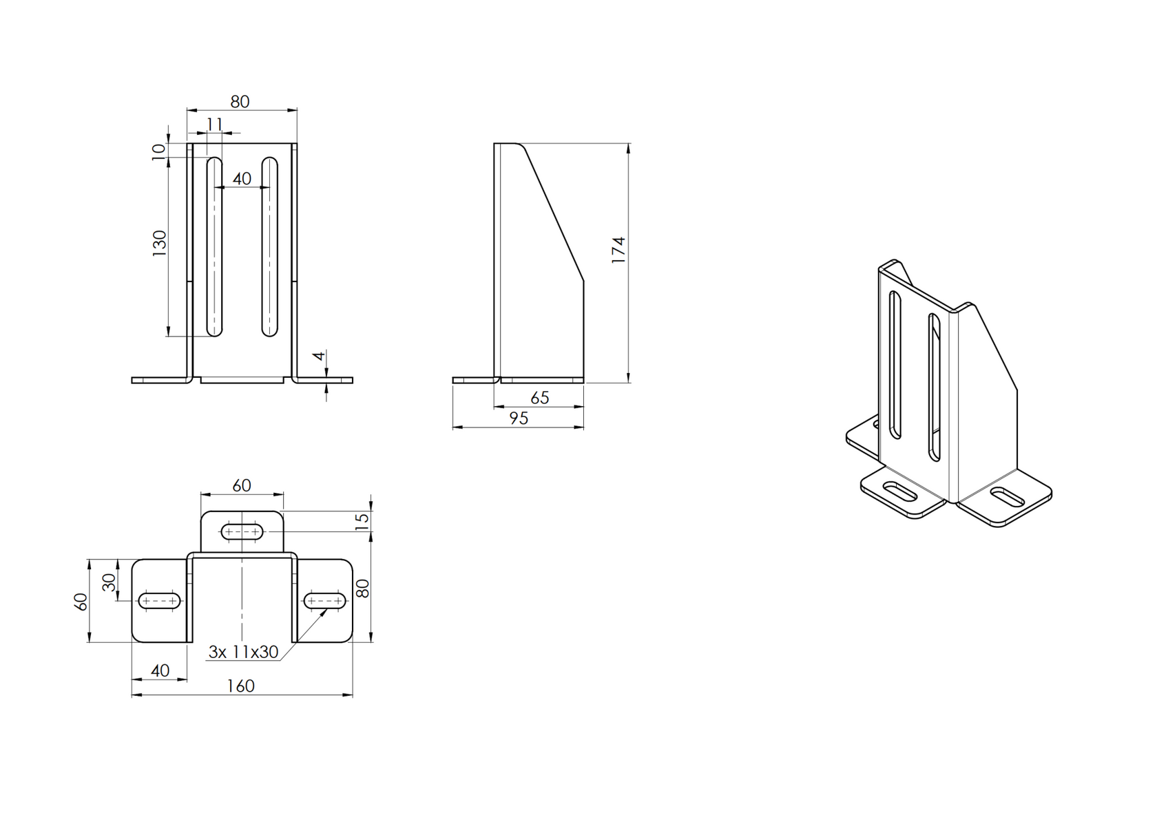 Többcélú tartókonzol