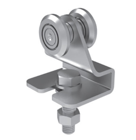 Függőkapu görgő (2x1), Zn, 33x34 mm sínhez