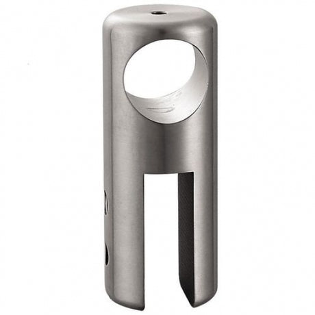 Rozsdam. függőleges üvegtámtartó L90mm