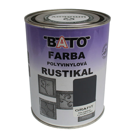 Polivinil festék, grafit RUSZTIKUS 1kg (0,8L)