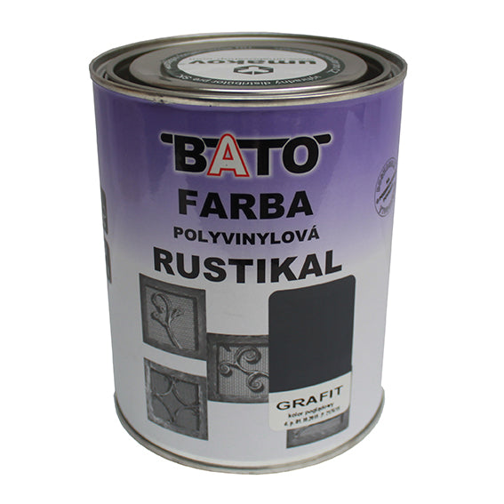 Polivinil festék, grafit RUSZTIKUS 1kg (0,8L)