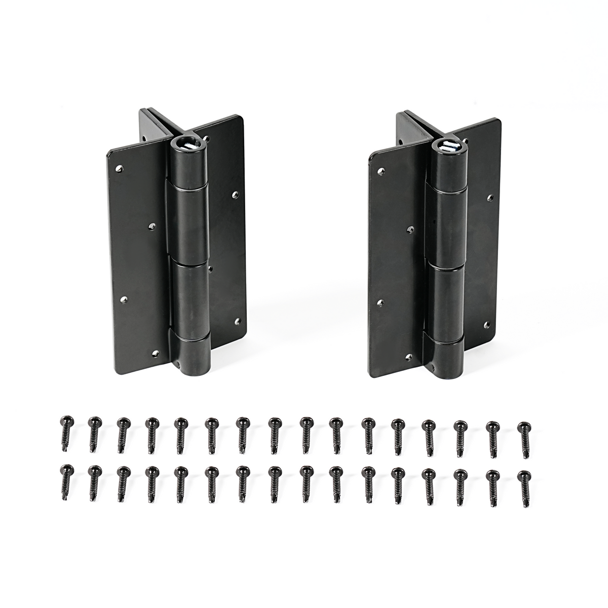 Aluminum Self-Closing Hinges with High Load Capacity – Black
