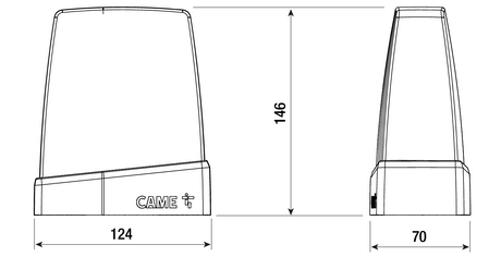 RGB LED figyelmeztető jelzőfény beépített antennával, CXN busszal, állítható színnel