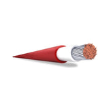 Szolárvezető rug. 1x4mm/100m halogénmentes, piros