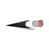 Szolárvezető rug. 1x4mm/100m halogénmentes, fekete