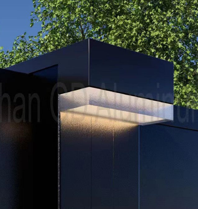 Alumínium rögzítőlemez 80x80 R7016 oszlophoz