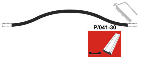 Napóleon ív P/041-30x8, p200, L800-1000mm