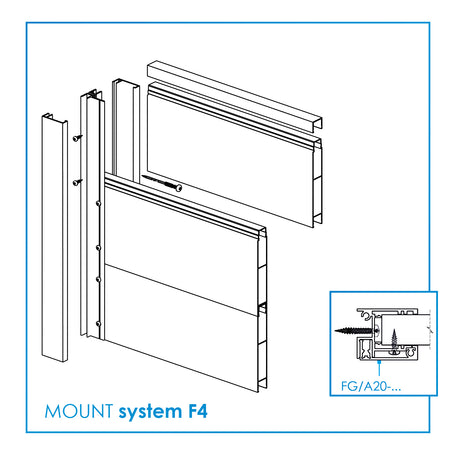 Alumínium tömör kerítéselem, 20 × 120 – 2,0 m – Antracit RAL 7016