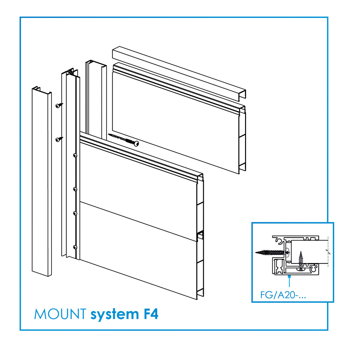 Alumínium kerítés kitöltés 20x120x6000mm