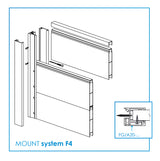 Alumínium kerítés kitöltés 20x120x6000mm