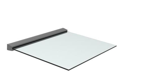 Előtető aluprofil síküveghez