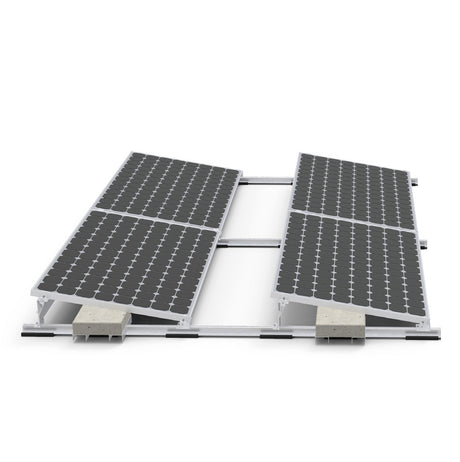 Set pre rovnú strechu 2x2  vých./záp. - PRO S 15°