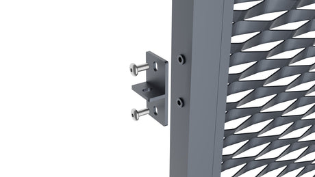 Alumínium kerítéselem 2000x1500mm expandált fém antr.